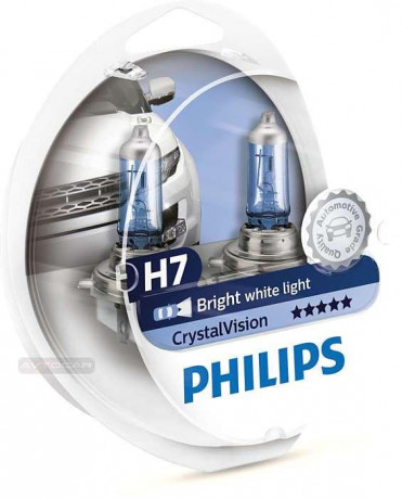 Philips CrystalVision 4300K, тип ламп Н7 + W5W, комплект 2+2шт.