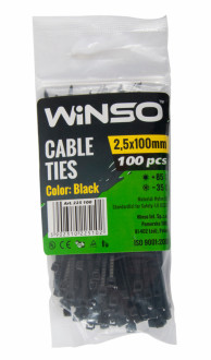 Хомуты пластиковые 2,5x100 Winso Cable Ties (упаковка 100шт)