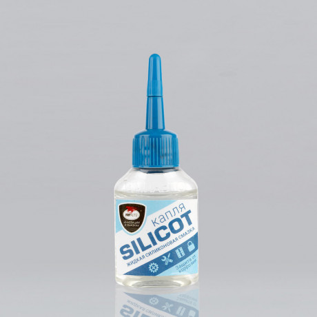 Жидкая силиконовая смазка для замков и петель Капля SILICOT (ВМП Авто) 2401