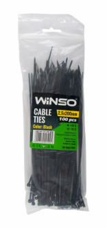 Хомуты пластиковые Winso Cable Ties (упаковка 100шт) 2.5х200
