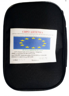 Автомобильная аптечка Евростандарт (Фарма Трейд) в мягкой сумке
