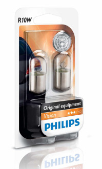 Автолампа Philips Vision R10W, 1шт., 12814VI