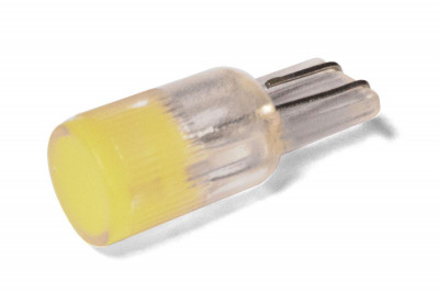 Светодиодная лампа StarLight T10 1 диод СОВ 12V 0.5W WHITE прозрачный цоколь