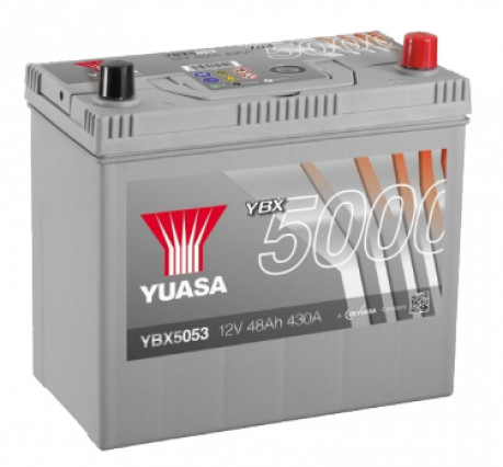 Аккумулятор YUASA Silver High Performance Battery 48Ah (430A) -/+ (0) YBX5053 