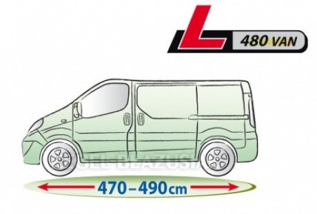 Тент защитный на микроавтобусы Kegel Mobile Garage L 480 Van (470-490 cm)