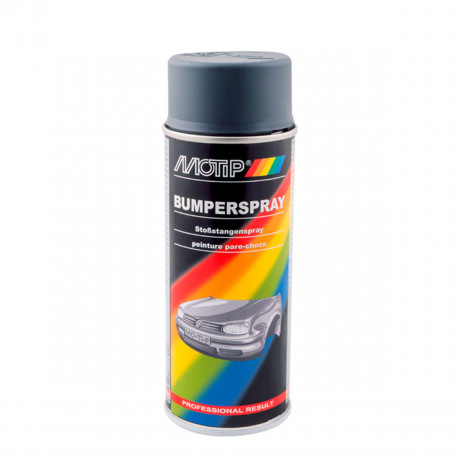 Краска для пластика тёмно-серая MOTIP Bumper Spray (аэрозоль 400мл) 04075