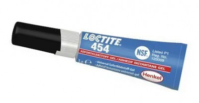 Гелеобразный клей Loctite 454 3г для больших зазоров, для пористых материалов (230927)