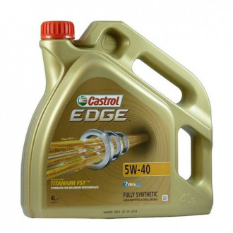 Синтетическое моторное масло Castrol EDGE 5W-40 TITANIUM FST™ 4 литра