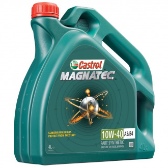 Полусинтетическое моторное масло Castrol Magnatec 10W-40 A3/B4 4 литра