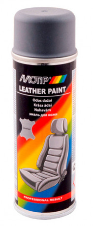 Краска для кожи серая Motip Leather Paint аэрозоль 200мл 04232BS