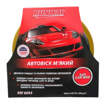 Мягкий автовоск Runway Soft Car Wax защита для кузова автомобиля 300мл. (RW6093)