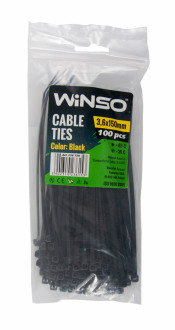 Хомуты пластиковые Winso Cable Ties (упаковка 100шт) 3.6х150
