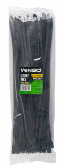 Хомуты пластиковые Winso Cable Ties (упаковка 100шт) 7.6х400