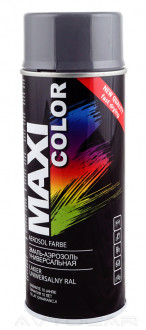 Акриловая краска Maxi Color RAL7024 графитово-серый 400мл.