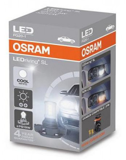 Автолампы OSRAM LEDriving PS19W LED 12V 1.8W PG20/1 (3301CW)