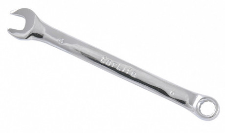 Ключ комбинированный CarLife хромованадиевая сталь CrV никель-хромированное покрытие