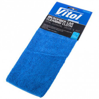 Салфетка микрофибра Vitol VSC3030 30х30см синяя