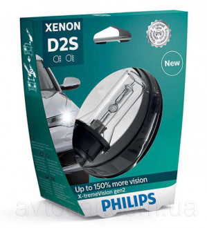 Лампы Philips Xenon X-tremeVision gen2 D2S 85122XV2