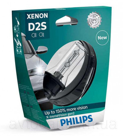 Лампа ксеноновая Philips Xenon X-tremeVision gen2 D2S 85122XV2