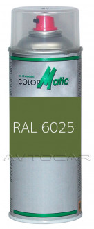 Маскировочная аэрозольная краска матовая папоротниковый зеленый RAL 6025 400мл (аэрозоль)