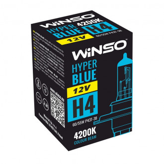 Автолампы Winso 12V H4 HYPER BLUE 4200K 60/55W P43t-38