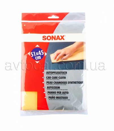 Искусственная замша SONAX, размер 51⟷45 см