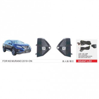 Фары доп.модель Nissan Murano 2019-/NS-4047L/LED-12V10W/эл.проводка (NS-4047-LED)