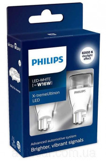 Philips X-tremeUltinon LED gen2 W16W для фонарей заднего хода 11067XUWX2