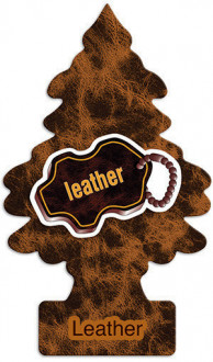 Освежитель ёлочка автомобильный Little Trees Leather 78048