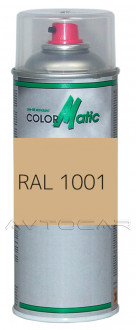 Маскировочная аэрозольная краска матовая бежевый RAL 1001 400мл (аэрозоль)