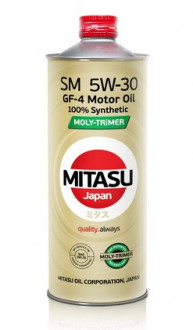Масло моторное MITASU MOLY-TRiMER SM 5W-30 ILSAC GF-4 100% Synthetic