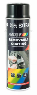 Краска жидкая резина черная матовая Motip Removable coating 500мл 04301 (уценка)
