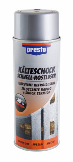 Растворитель ржавчины Presto Kälteschock Rostlöser Spray аэрозоль 400мл.