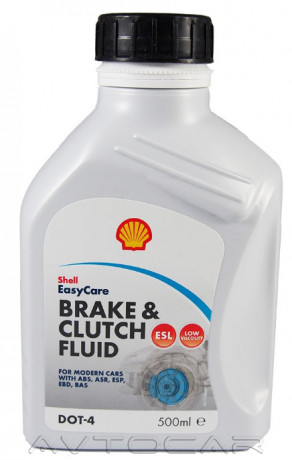Тормозная жидкость Shell Brake &amp; Clutch DOT4 ESL 0,5 л.