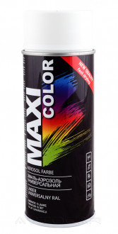 Акриловая краска Maxi Color RAL9002 серо-белый 400мл.