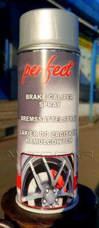 Краска серебристая термостойкая для суппортов и тормозных дисков Perfect Caliper Spray 400мл