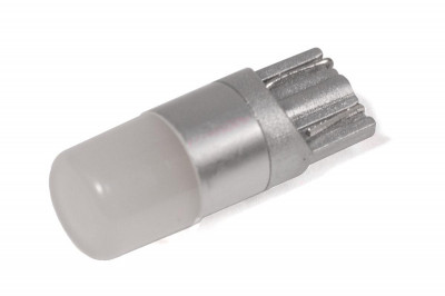 Светодиодная лампа StarLight T10 1 диод 12V 0.6W / матовая линза / пластиковый цоколь