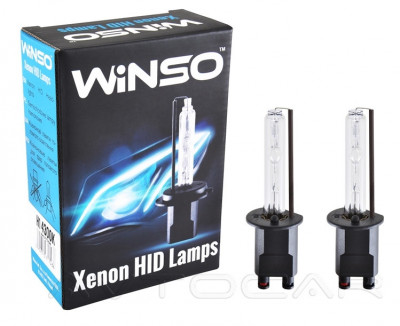 Лампы ксеноновые H1 85V 35W P14.5s KET 4300K (к-т 2шт.)  WINSO XENON 711430