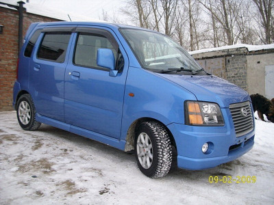 Дефлекторы окон (ветровики) Suzuki Wagon R+ 1997-2006