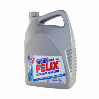 Охлаждающая жидкость (тосол) FELIX EURO -35°C синий 5 литров