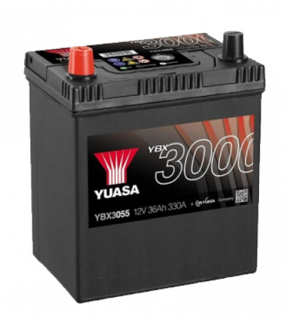 Аккумулятор YUASA SMF Battery 36Ah (330A) +/- (1) YBX3055 