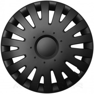 Колпаки колесные MALACHIT радиус R16 комплект 4шт (Olszewski ) Черный