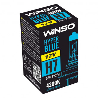 Автолампа Winso 12V H7 HYPER BLUE 4200K 55W PX26d