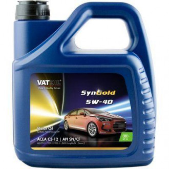 Масло VatOil SynGold 5W-40 4 литра