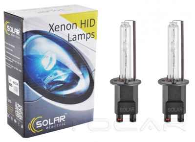 Лампы ксеноновые SOLAR Xenon HID H1 85V 35W P14.5s KET (2шт.)