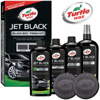 Полироль Turtle Wax Jet Black Black Box - Finish Kit эксклюзивная технология для черных поверхностей (52731)