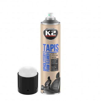 Пенный очиститель салона с щеткой K2 Tapis 600мл аэрозоль (K206B)