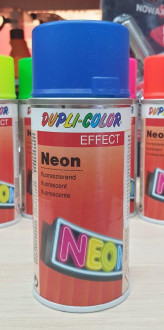 Краска флуоресцентная синяя аэрозольная Dupli Color Neon Effect (150мл) 880612