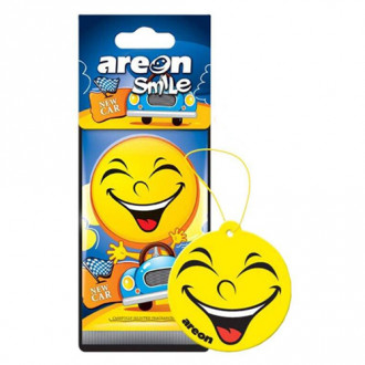 Освежитель воздуха AREON сухой листик Smile Dry New Car (ASD21)