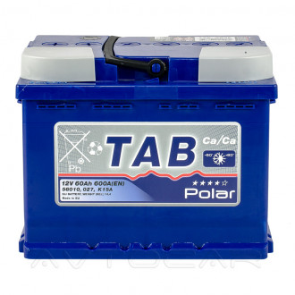 Аккумулятор TAB Polar Blue 60Ah пусковой ток 600A